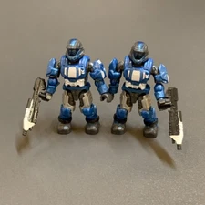 2x NEW Halo Heroes Series 9 MEGA CONSTRUX UNSC SPARTAN ODST GRAVES FIGURE GCM27