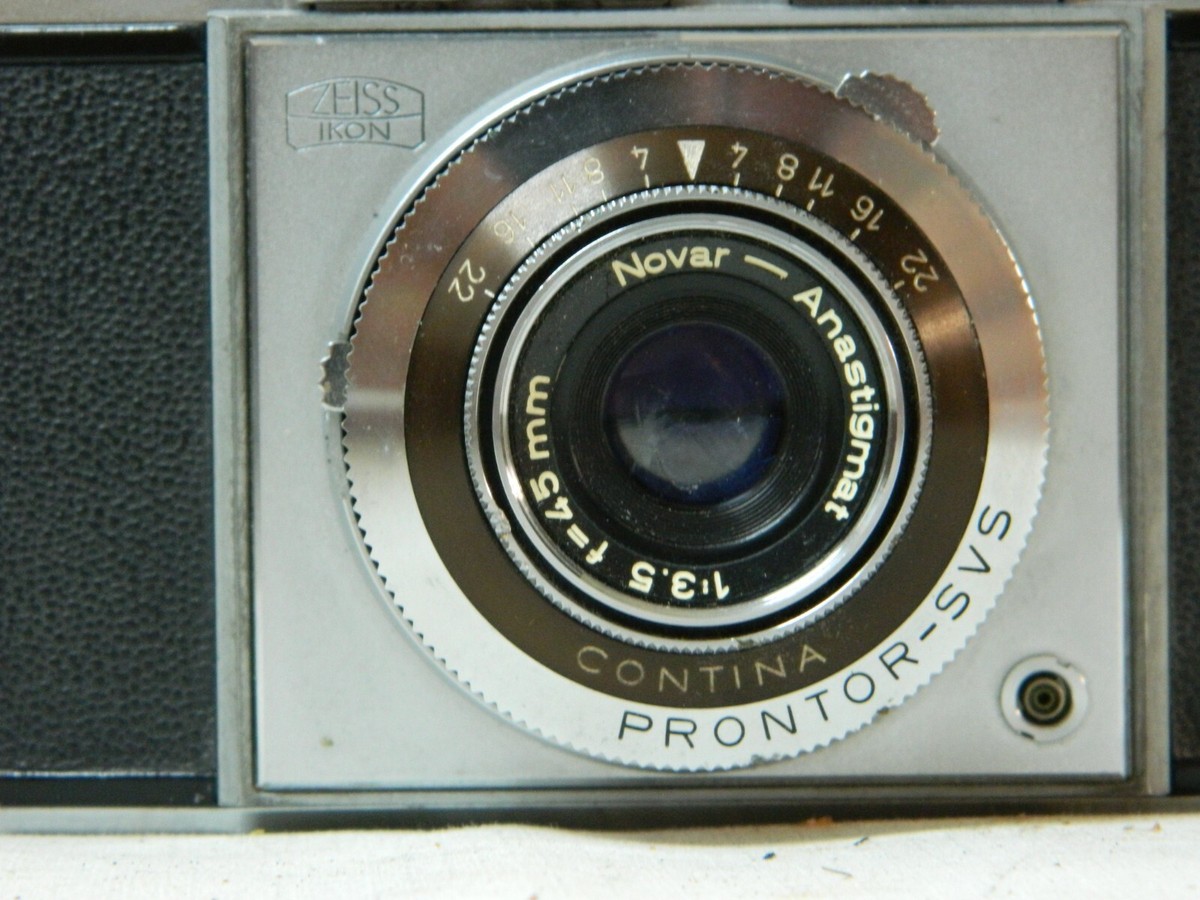 ZEISS Ikon コンティナ Novar 45 mm f3.5 独製　美品 Zeiss Ikon Contina 35mm Rangefinder with Novar-anastigmat