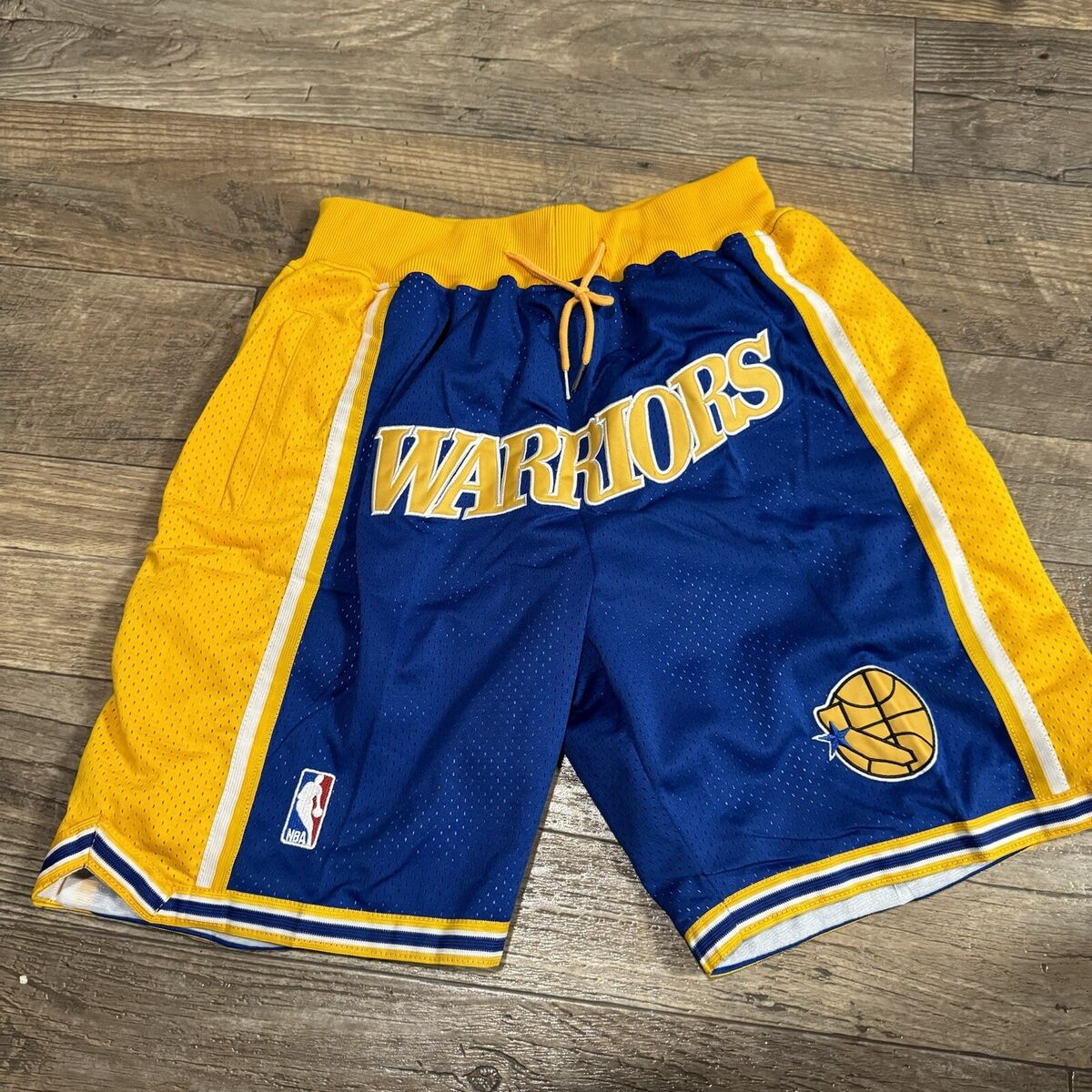 Golden State Warriors Blue Mitchell & Ness Just Don Shorts Golden State Warriors Blue Mitchell & Ness Just Don Shorts