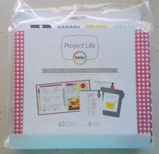 2013 American Crafts Becky Higgins Project Life 6x8 Recipe Pages 60 Pieces New