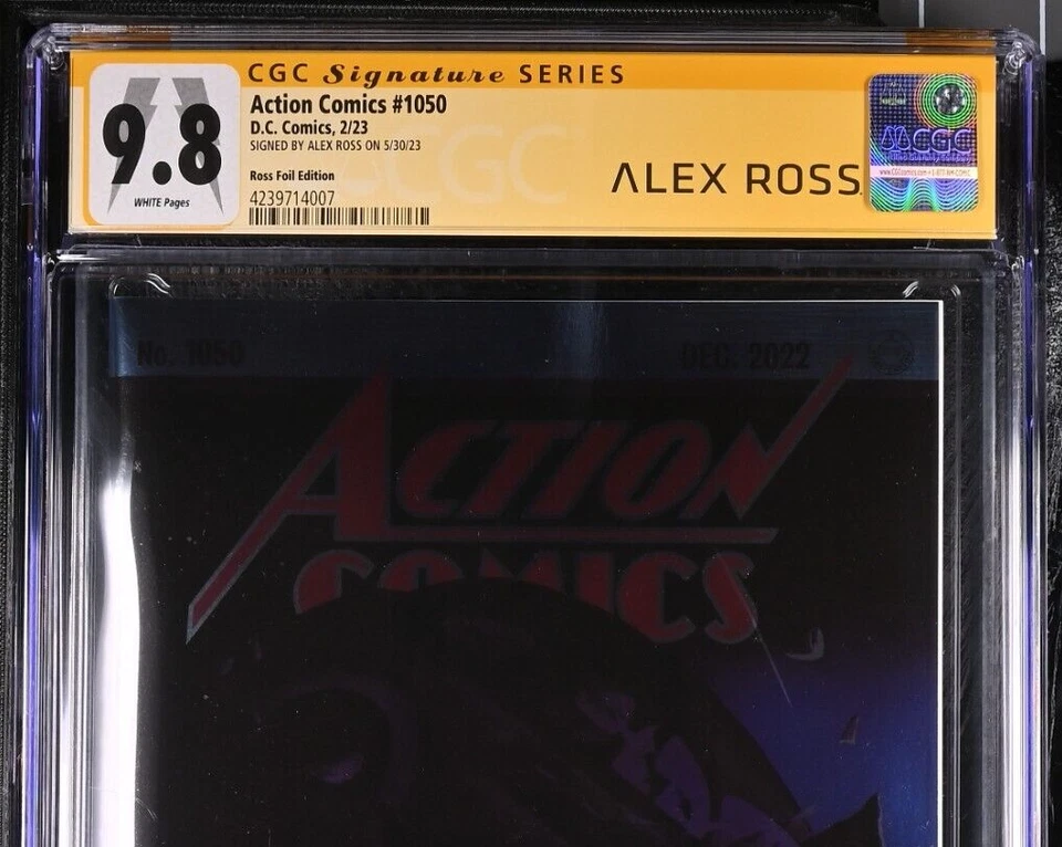 π₯ Action Comics #1050 SS Signed Alex Ross Foil Variant CGC 9.8 ( DC Comics) 1 2 - Image 3 of 4