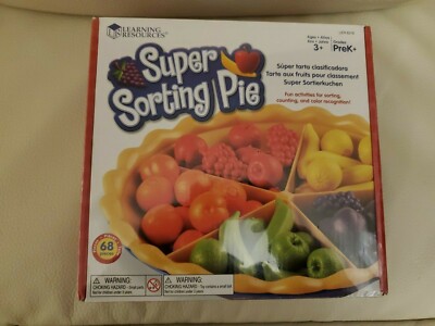 Learning Resources Super Sorting Pie #LER 6216 Brand New Sealed in Box