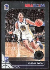 2019-20 113E NBA Hoops Jordan Poole Rookie Golden State Warriors #223