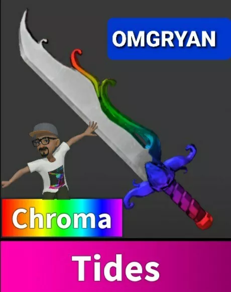 ROBLOX MURDER MYSTERY 2 MM2 Chroma Tides Godly Knife Fast Shipping! $12.99  - PicClick