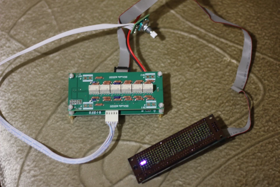 Volume Control Relay Attenuator IR 2 RCA 10K, 22K, 50K A set with an LED matrix - Image 3 of 4