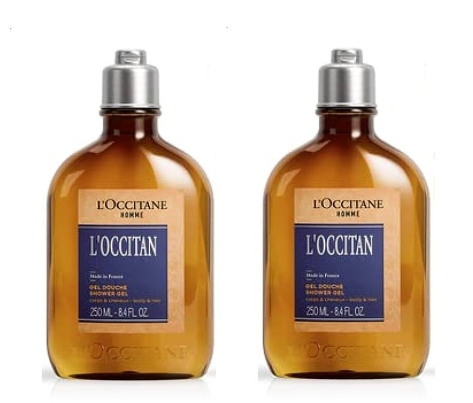 2 PC L'Occitane En Provence L'Occitan Men's Shower Gel 8.4
