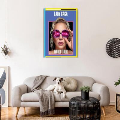 61618 New Lady Gaga Joanne World Tour 2017 Music Wall Decor Print