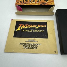 Jeu Nintendo NES - INDY indiana jones et la derni&egrave;re croisade - FAH - complet