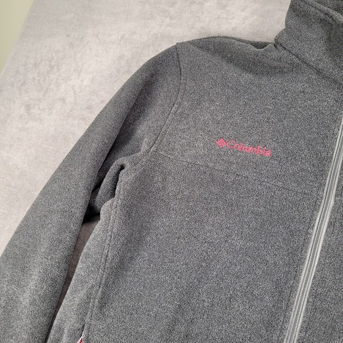 USC Gamecocks Full Zip Columbia Fleece Gray Mens Size Large - Picture 8 of 14