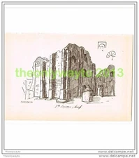 SAINTE-SUSANNE, KEEP, FRANCE, Book Illustration (Print), c1897