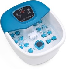 Cinery Foot Spa Bath Massager with Heat, Bubbles, Vibration and Pedicure Foot Sp