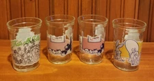 1994 Welch's Jelly Jar Glass BUGS SYLVESTER TWEETY THAT'S ALL FOLKS Lot 4