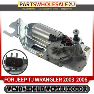#ad Windshield Wiper Motor for Jeep Wrangler 2003 2006 TJ Rear Motor w o Washer Pump $52.99