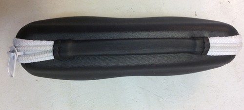 Vogue Eyeglasses Semi Rigid Case Black & White Zipper GnuFashion - Picture 2 of 8
