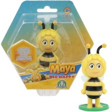 Ape Maya - Ape Maia - Personaggio Maia su una Foglia - Serie Bee Happy 9 cm -