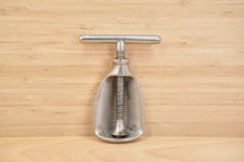 Schiaccianoci vintage in metallo resistente manico a T strumento manuale testato funziona