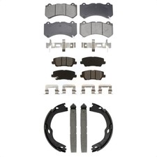 Transit Auto KSN-100940 Brake Pad Set Front & Rear Control Arm for Cadillac CTS