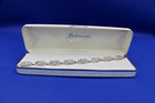 Vintage Estate Landstrom's Sterling Silver Floral Link Bracelet - 7.5 Inch  — photo 1