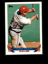 Todd Pratt 1993 Topps #479 RC Rookie Philadelphia Phillies Baseball Card. rookie card picture