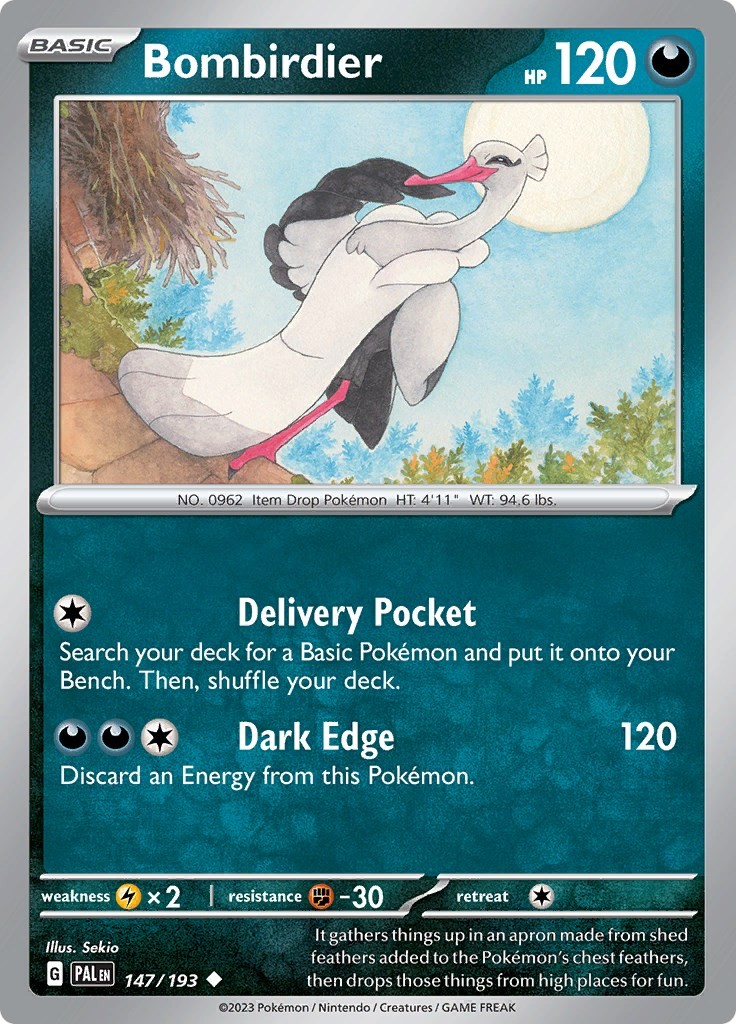 Bombirdier 147/193 Paldea Evolved Near Mint EN Pokemon
