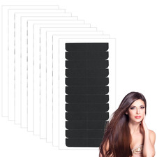 120PCS Black Hair Extension Tape Invisible Waterproof Double Sided Extension Tap