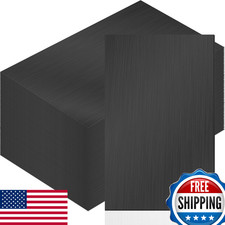 Therwen 40x 5x7" Black Aluminum Roof Flashing Sheets Metal Roofing
