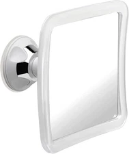 MIRRORVANA Fogless Shower Mirror for Shaving with 6.3"L x 6.3"W, Clear 