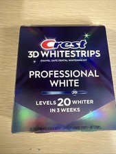 Crest 3D White Professional Teeth Whitening Strips kit - 20 Treatments 40 Strips