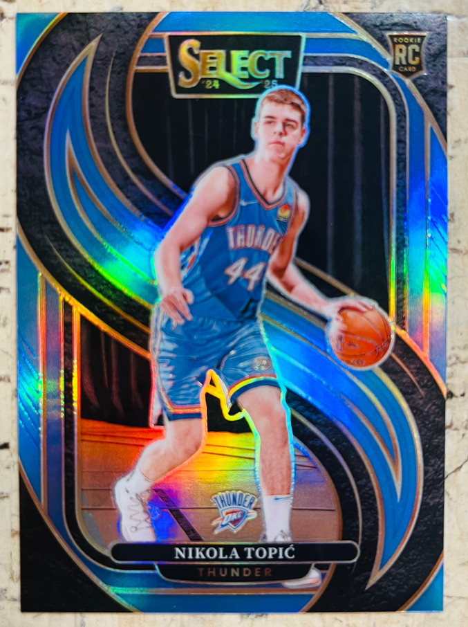 Nikola Topic 2024-25 Panini Select 271/299 Light Blue Premier Level RC #171