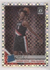 2019 Panini Donruss Optic Rated Rookie Checkerboard Prizm Nassir Little #154 w4l