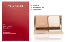 Clarins Everlasting Compact Long-Wearing & Comfort Foundation #112 Amber - 10 g