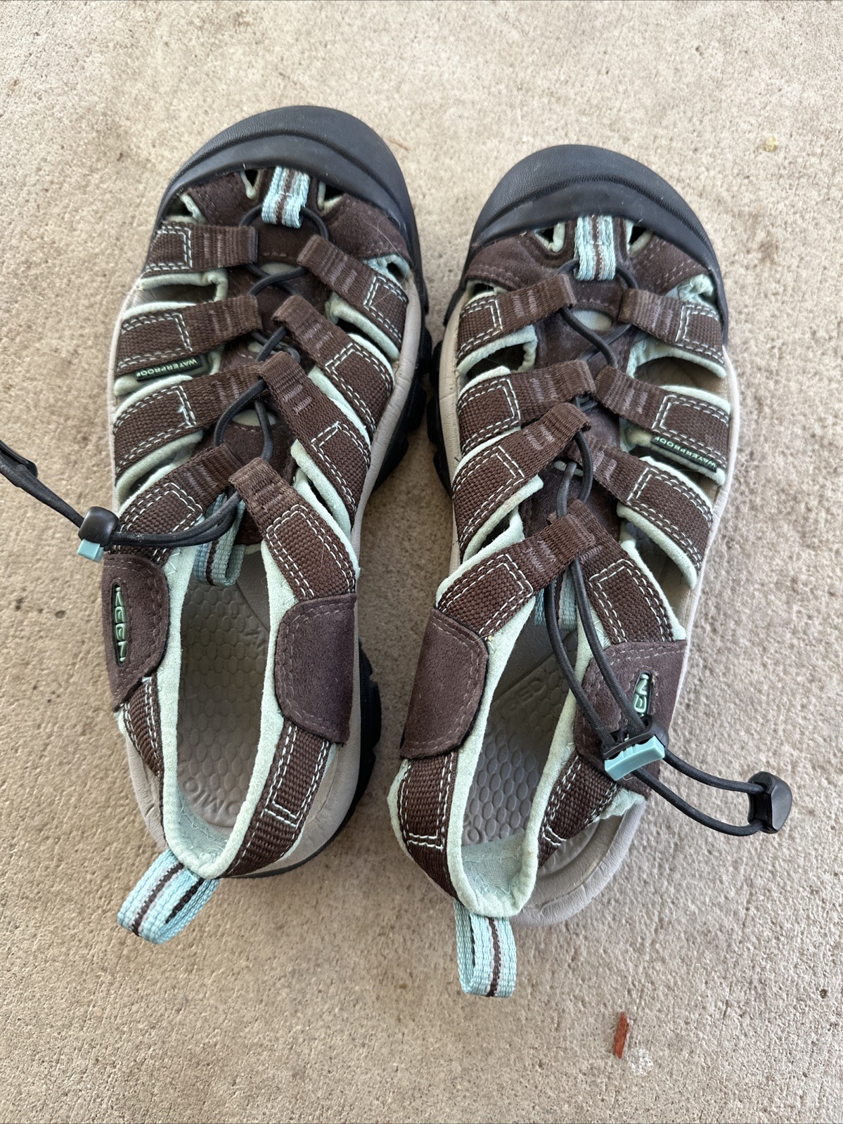 Sandali da trekking donna Keen Newport H2 marroni scarpe da acqua taglia 7 1 2? Impermeabile VEDI