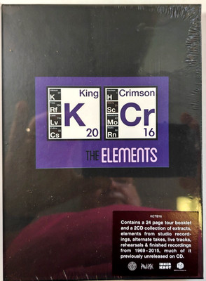 King Crimson TThe Elements (2016 Tour Box) 2 x CD Boxset 2016 compilation prog