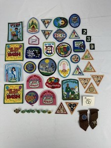 Vintage Girl Scout Patches And Pins 90’s