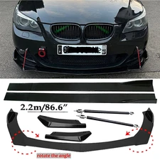 Front Bumper Lip Spoiler Splitter Car Body Rear For BMW