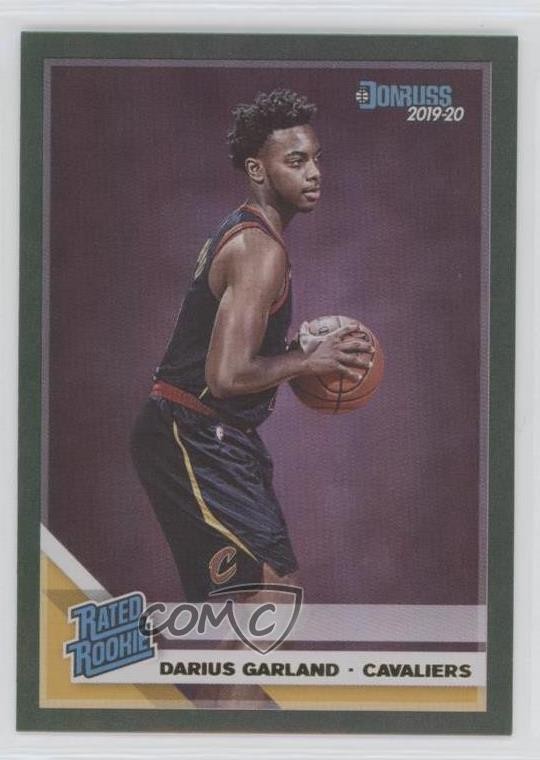 2019-20 Panini Donruss Rated Green Flood Darius Garland #250 Rookie RC 1b4j