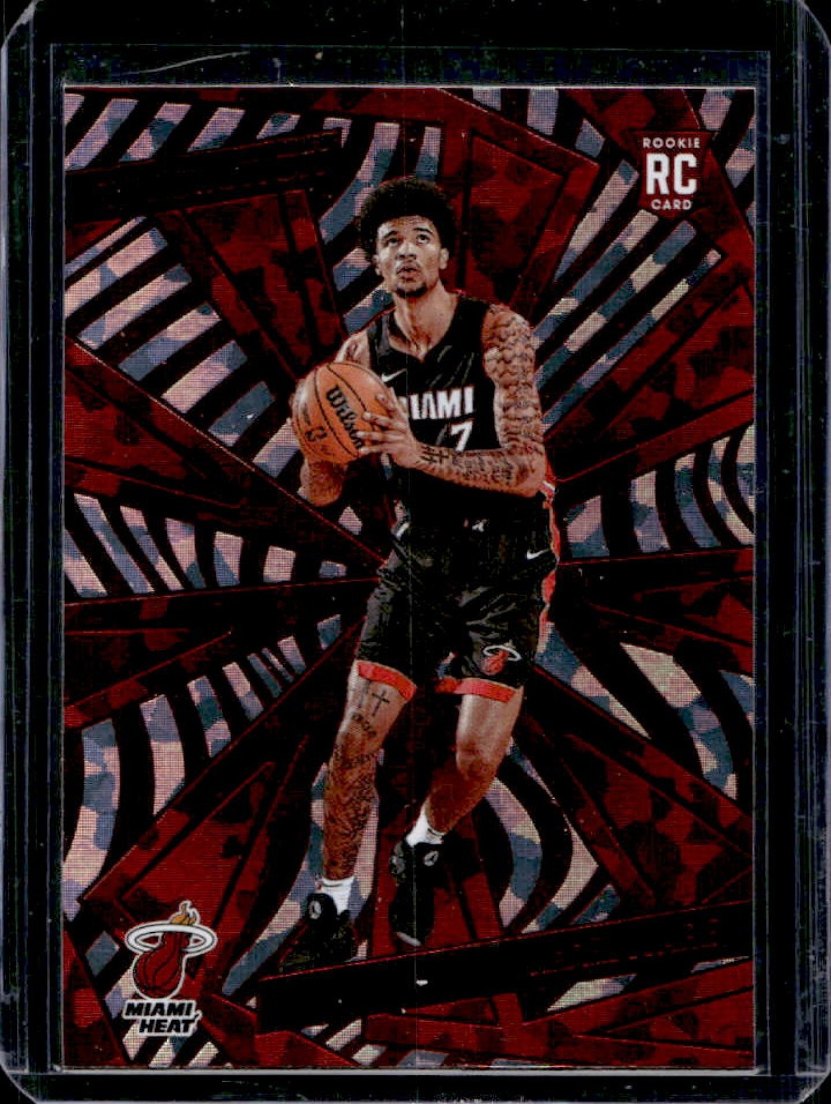 2024-25 Panini Revolution Kel'el Ware RC Chinese New Year Rookie #102 Heat