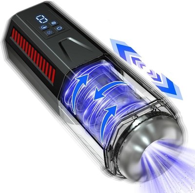 Male Powerful Thrusting Speed Masturbator Sucking Stroker Cup Lubricants