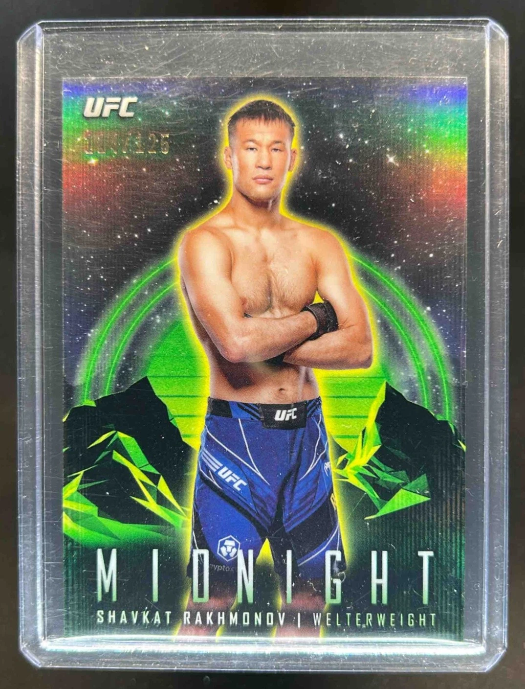 2024 Topps Midnight UFC Shavkat Rakhmonov Morning #/125