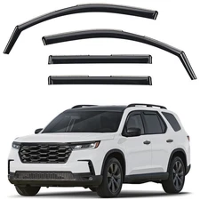 Sun Rain Visors Wind Rain Guards for 2023-2025 Honda Pilot SHATTERPROOF