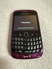 Rare Color- BlackBerry Curve 3G - Sprint SmartphonE, Original Box, Purple