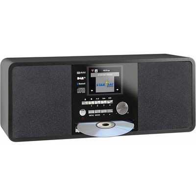 Imperial DABMAN i200 CD CD/Radio-System schwarz 2,8 Zoll Farbdisplay WLAN USB