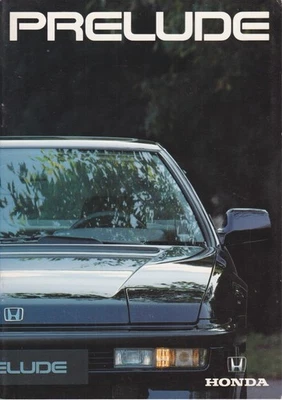 Catalogue Brochure Honda Prelude 1991 Belgique en français - Photo 1/2