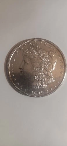 1896 Morgan Silver Dollar $1 Coin 0.9 Fineness United States Silver