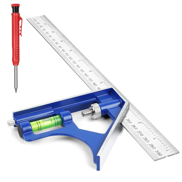 flintronic Kombinationswinkel Set Aus Aluminiumlegierung, 300Mm, Streichmaß Univ-image