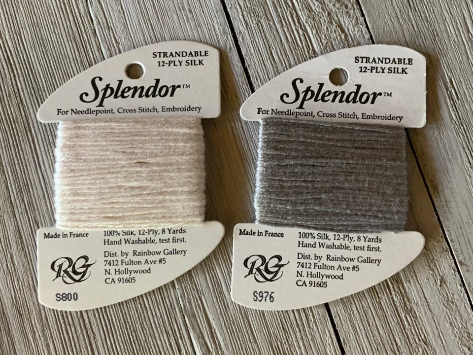 Lot of 6 Needlepoint/Embroidery THREAD RAINBOW GALLERY Splendor 12 ply silk - Image 4 of 4