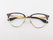 Ray Ban Eyeglasses, Frames Only, RB 6396 5784, 53-19-145, Black/Gold