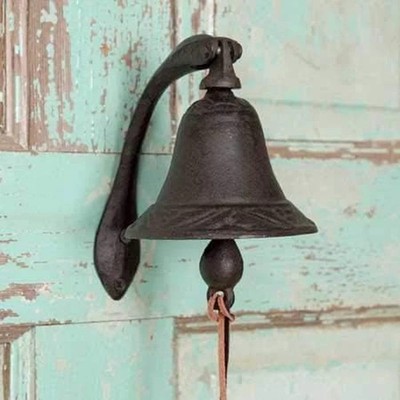 Heavy Cast Iron Logan Dinner Bell for Traditional Family Gatherings
