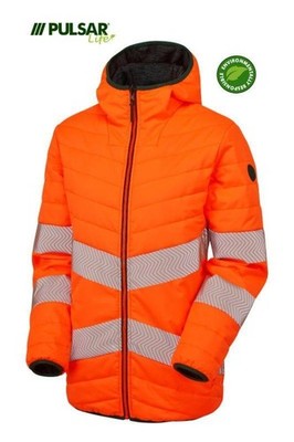 PULSAR  LIFE Fully Sustainable Recycling Orange Wende Herren Puffer Jacke