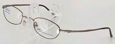 Safilo Team 4035/N R50 Eyeglasses 42-20-130 Gold Oval Italy Women  NWOT R4